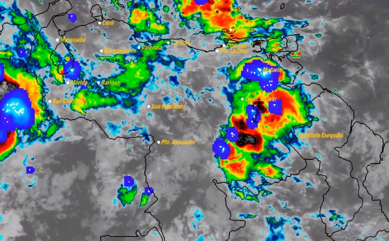 El estado del tiempo en Venezuela este martes #6Oct, según el Inameh