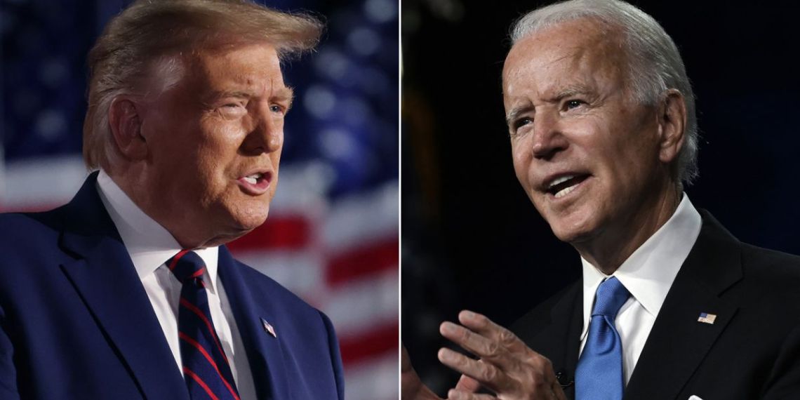 Duelo televisado de Trump y Biden, cada uno en un canal distinto