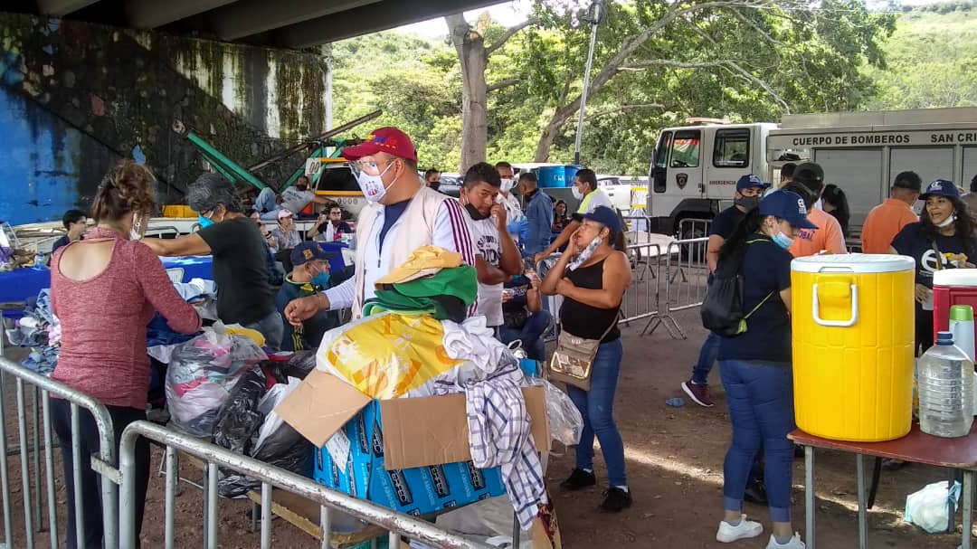 En San Cristóbal realizan jornadas para atender a los caminantes