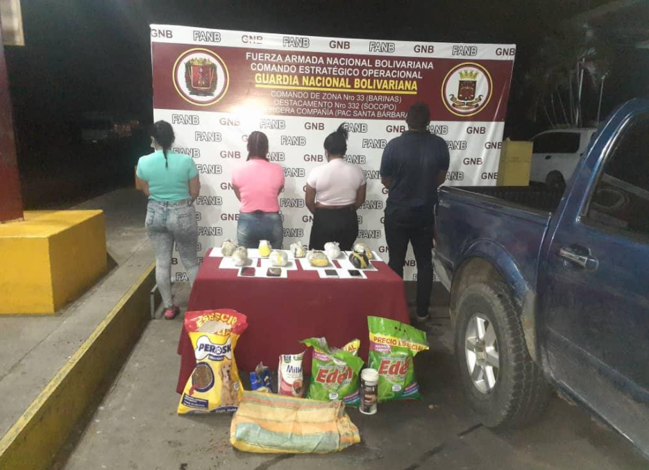 Atraparon a “Los verdugos” en Barinas por ocultar marihuana en bolsas de perrarina (Fotos)