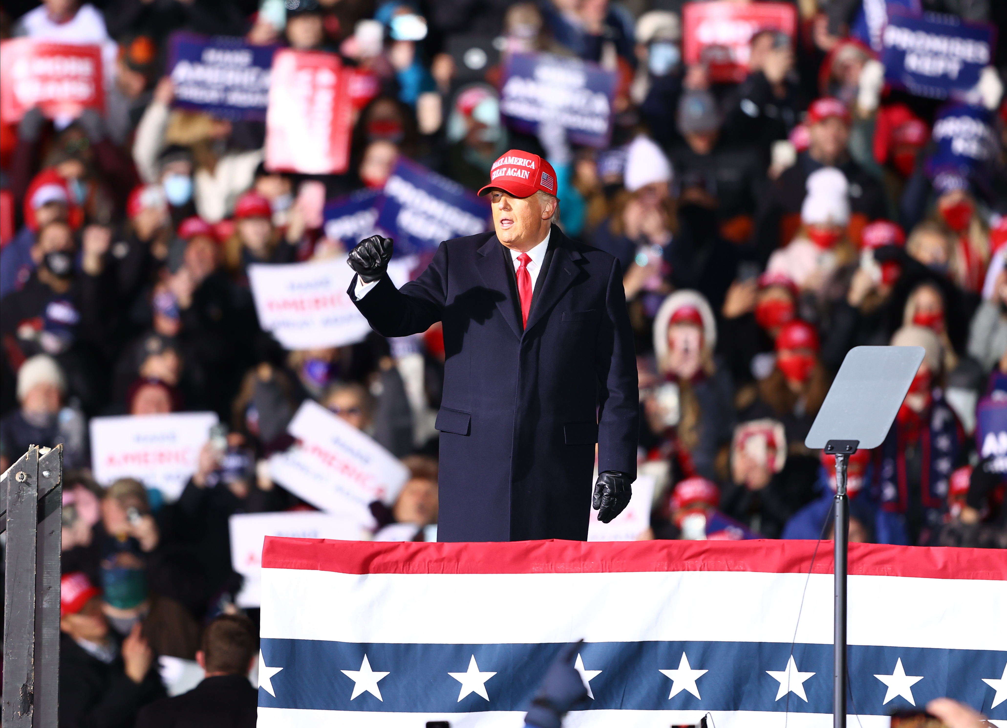 ¿Superstición o estrategia? Trump cerró su campaña en el mismo lugar que en 2016