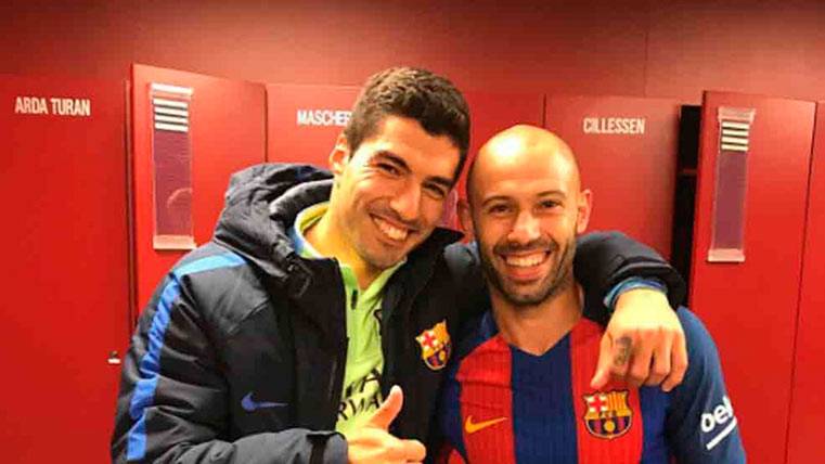 Luis Suárez considera “un privilegio” haber jugado con Mascherano