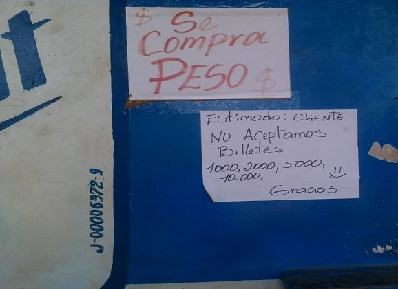 Comercios en la frontera del Zulia no aceptan bolívares