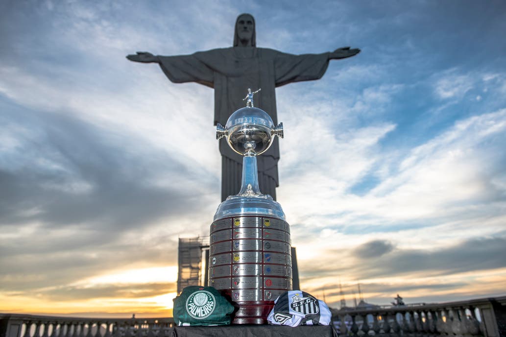 Santos y Palmeiras llegaron al Maracaná listos disputar la Copa Libertadores