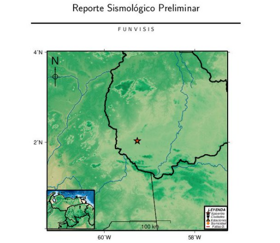 Se registró sismo de magnitud 6,0 en Santa Elena de Uairén #31Ene