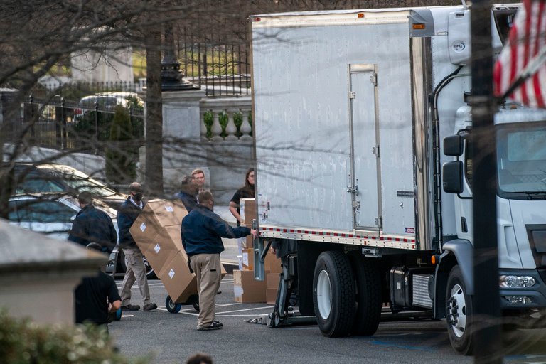 Cinco horas para alistar la Casa Blanca para un nuevo inquilino