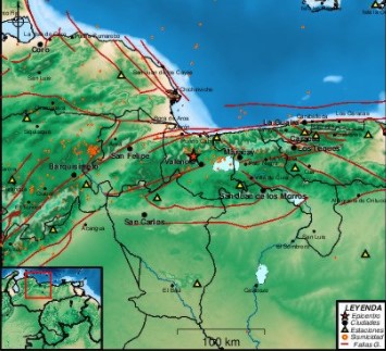 Sismo de magnitud 3,0 se registró en Valencia #20Ene