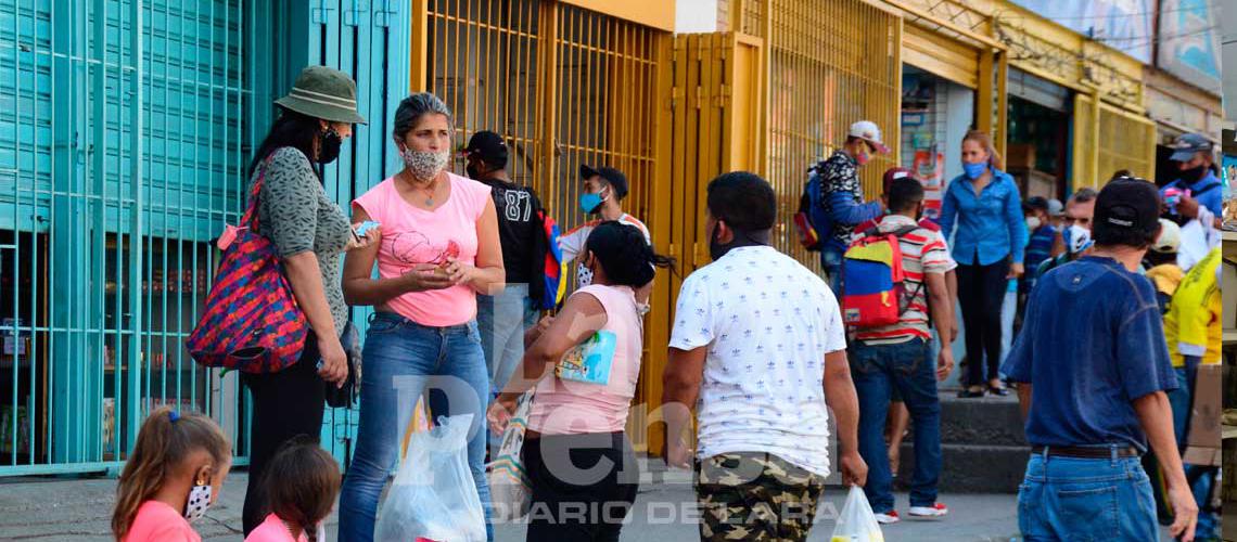 Pese a “semana radical”, buhoneros salen a trabajar en las calles de Lara