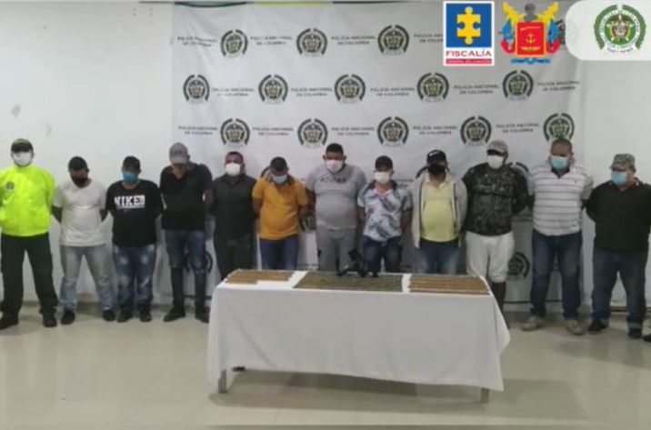 En megaoperación capturaron a más de 180 miembros del “clan del Golfo” en Colombia