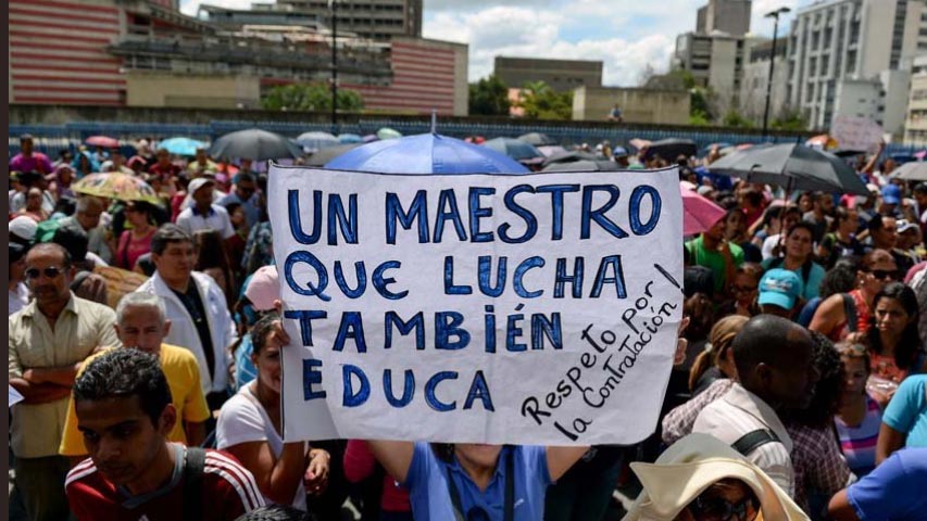 Maestros convocan protesta nacional en defensa de la educación este #15Ene