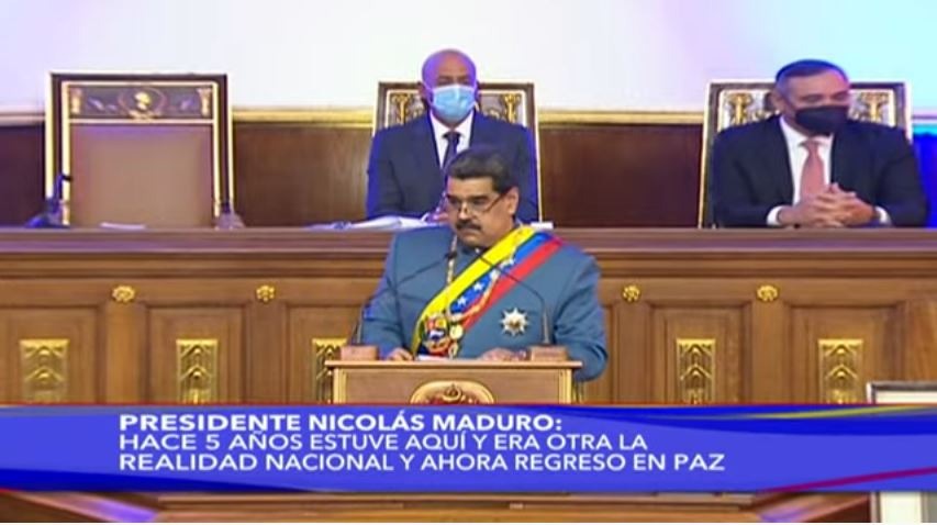 Maduro aprovechó la #MemoriayCuento para arremeter nuevamente contra Duque