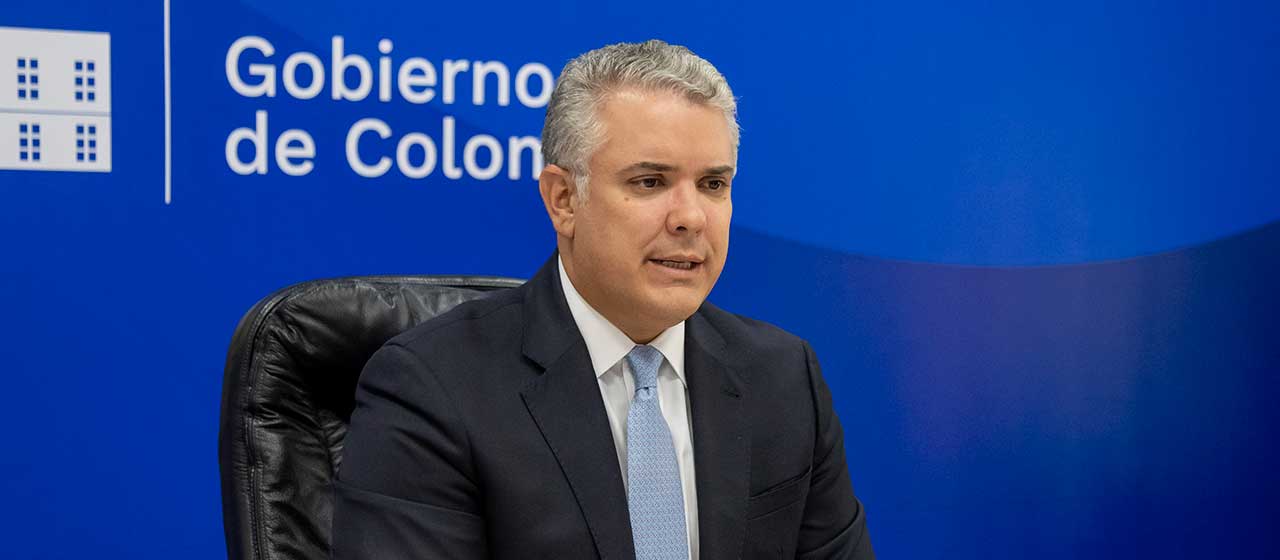 Iván Duque pide a la comunidad internacional movilizar recursos para atender a migrantes venezolanos