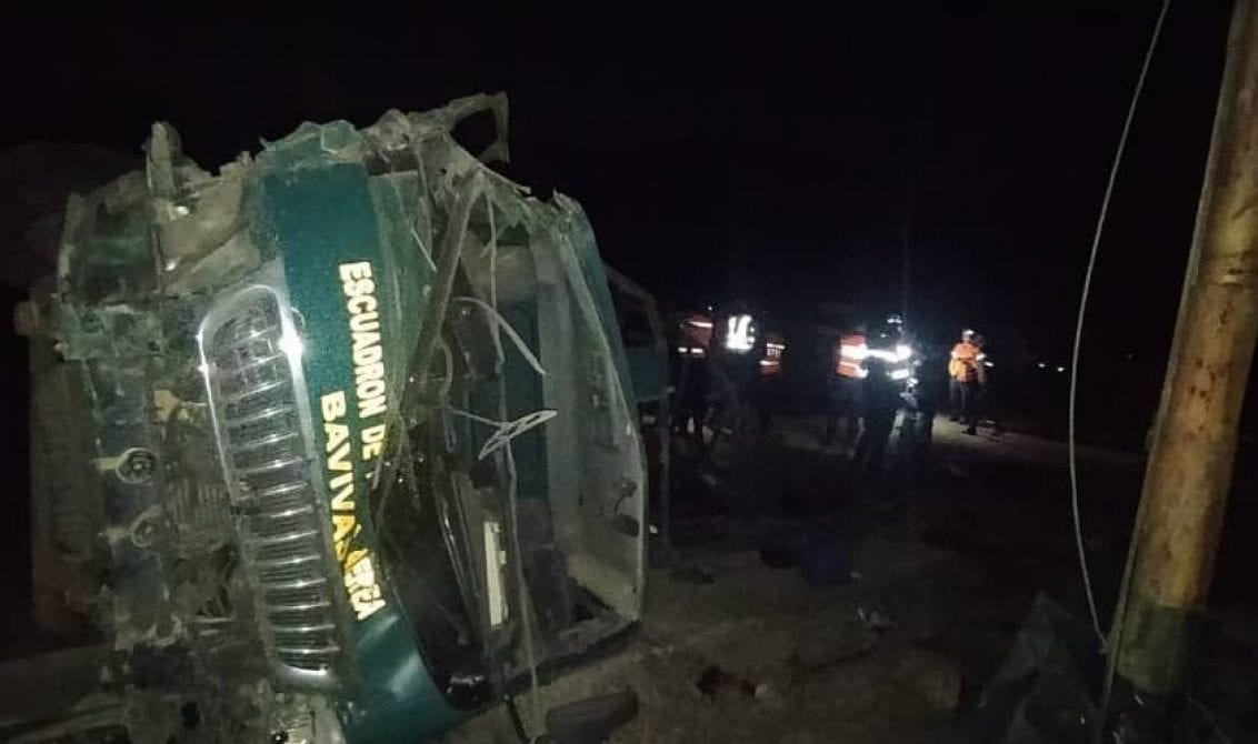 Una niña de ocho años, otra víctima del accidente de convoy militar en Táchira