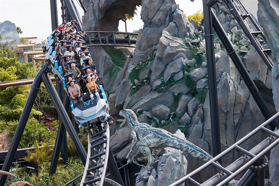 Universal abre en Orlando el parque temático “Jurassic World”, con la montaña rusa “más intensa de EEUU” (FOTOS)