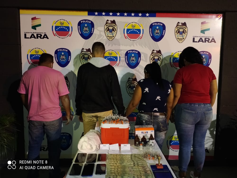 Detuvieron a cuatro personas por vender falsas vacunas antiCovid en Lara