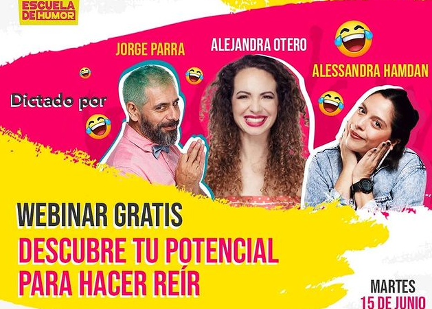 Descubre tu potencial para hacer reír: El webinar que te llevará al humor este #15Jun