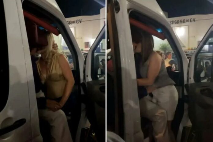 Cantante mexicano fue sorprendido intimando con jóvenes fanáticas tras un concierto (Video)