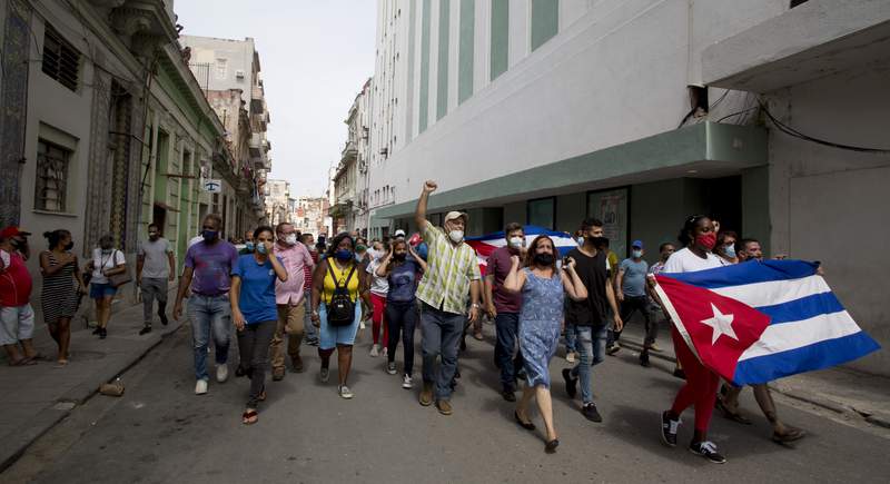 Líderes políticos de Florida apoyan las protestas en Cuba por las fuertes crisis (VIDEO)