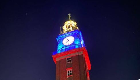 Elisa Trotta presidió iluminación de patrimonios argentinos con el tricolor venezolano (Videos)