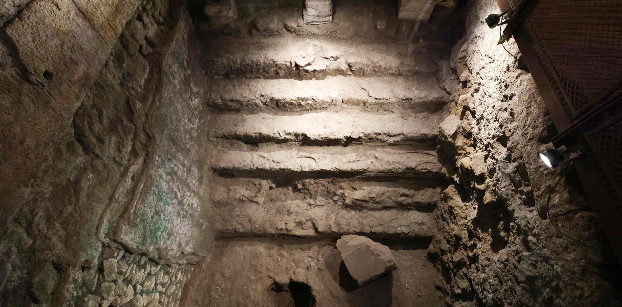 Hallaron pasadizos y vestíbulos del segundo templo de Jerusalén cerca del Muro de los Lamentos