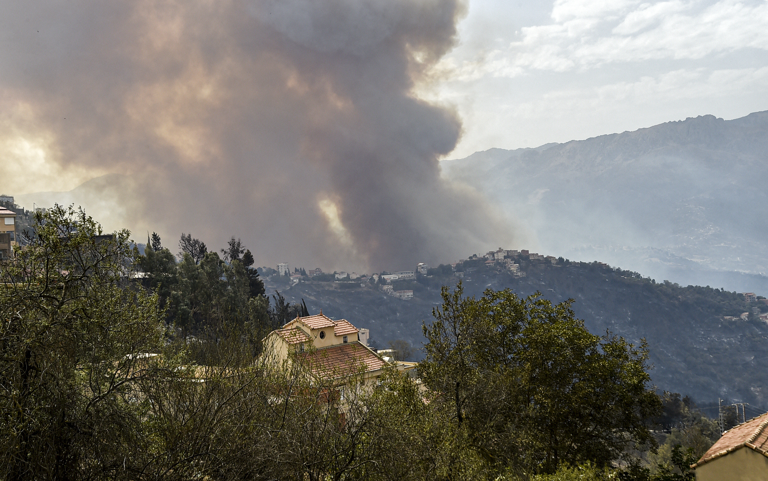 Fuertes incendios provocaron al menos 31 muertos en Argelia (Fotos)