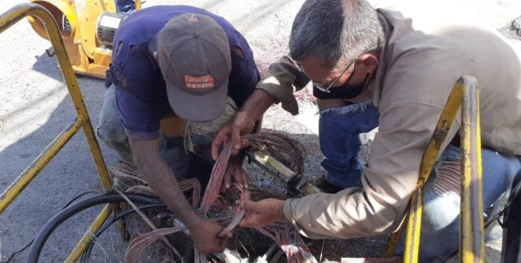 Trabajadores de Cantv en Carabobo exigieron insumos y mejores condiciones laborales