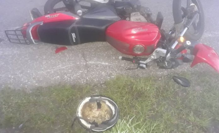 Motorizado murió al chocar con objeto fijo cerca de la estación de servicio Bohío en la ARC