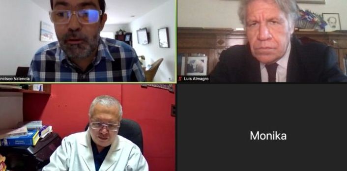 Almagro conversó con representantes de Codevida y Médicos Unidos sobre la crisis sanitaria en Venezuela