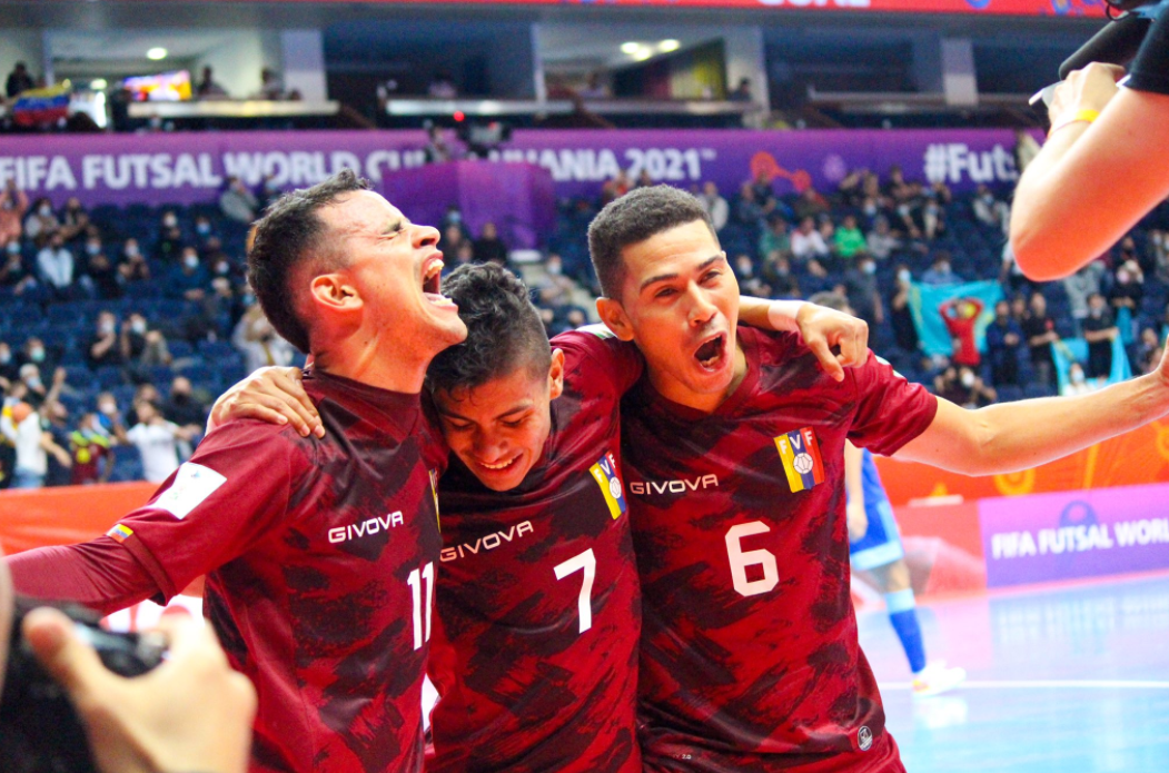 Vinotinto del futsal avanzó invicta a octavos de final tras este GOLAZO (Video)