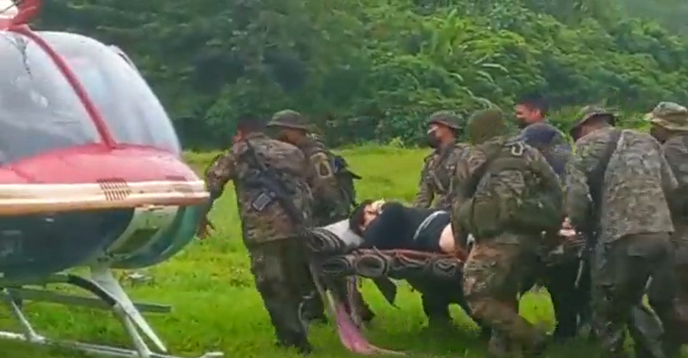 Una familia venezolana fue rescatada de la peligrosa selva del Darién (VIDEO)