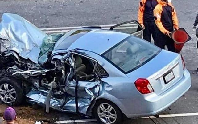 En VIDEO: Así huyó el homicida del pastor Eleazar Varela y su hija al momento del accidente