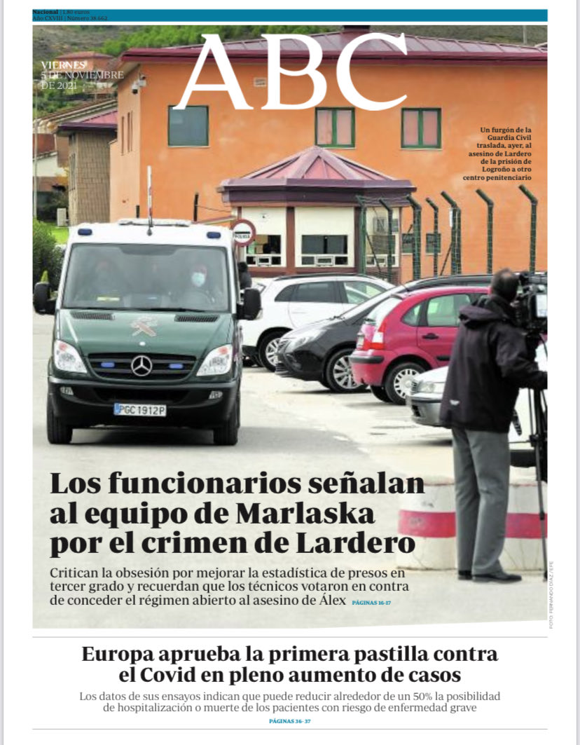 Portadas de la prensa internacional de este viernes 5 de noviembre de 2021