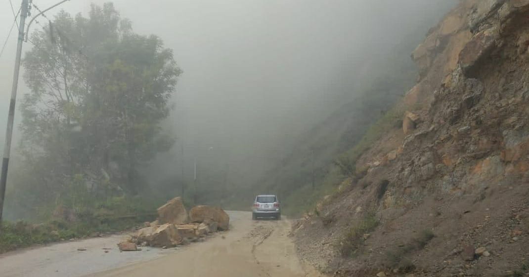 Mérida: Sin paso hacia Jají tras fuertes aguaceros