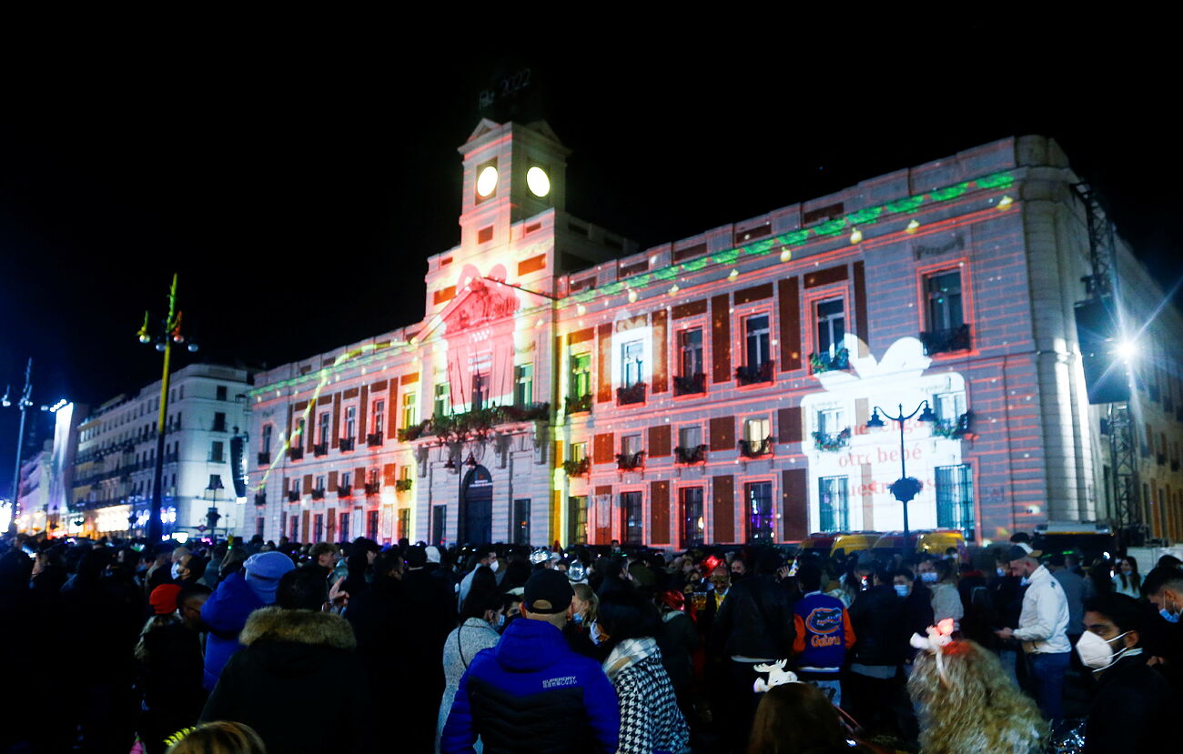 Con unas 7.000 personas, Madrid recibió el año casi como antes de la pandemia