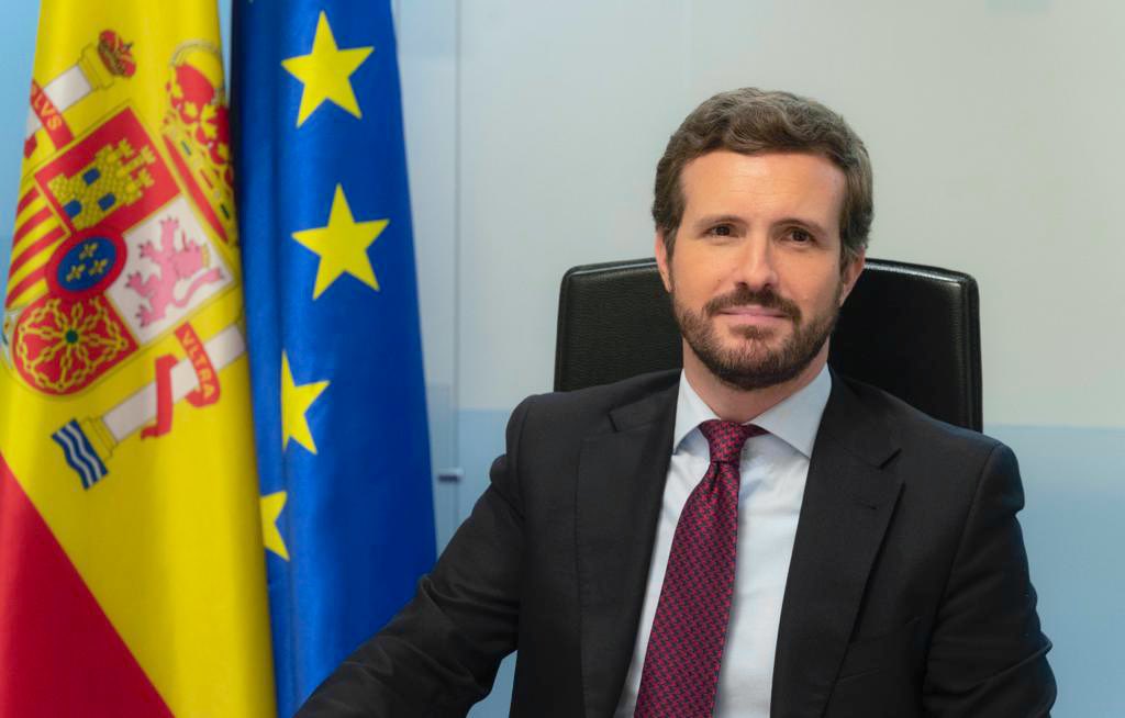 “La batalla por la democracia se libra en Venezuela”: Pablo Casado mandó mensaje en apoyo a Guaidó (Video)