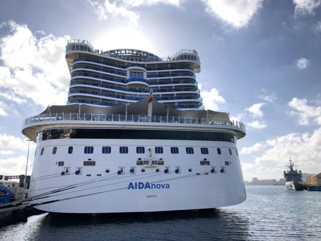 Crucero AIDAnova, retenido en Lisboa por brote de Covid-19 canceló su recorrido