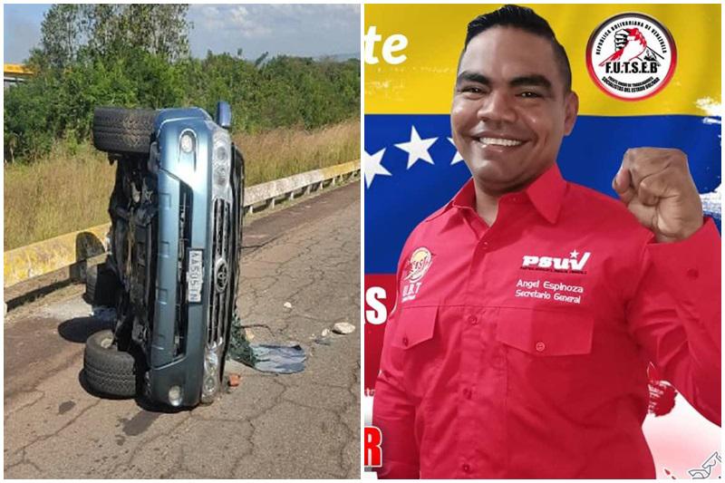 Compañeros de sindicalista, Ángel Jonás Espinoza asesinado en Bolívar exigen justicia (Video)