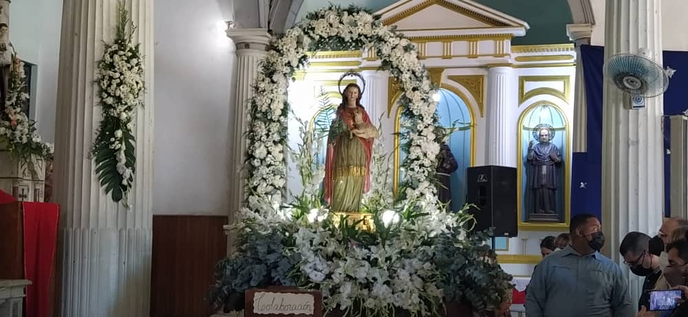 Cumaneses celebraron el patronato de Santa Inés en medio del aumento exponencial de casos de Covid-19