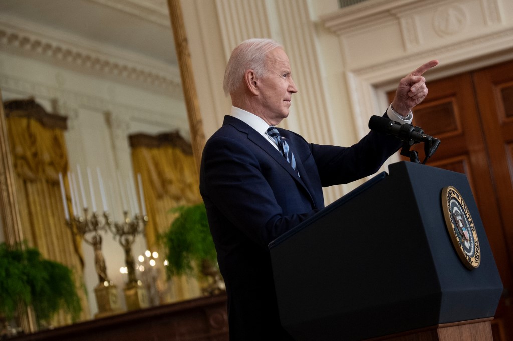 Biden anuncio sanciones financieras contra el gobierno de Rusia y personas cercanas a Putin (VIDEO)