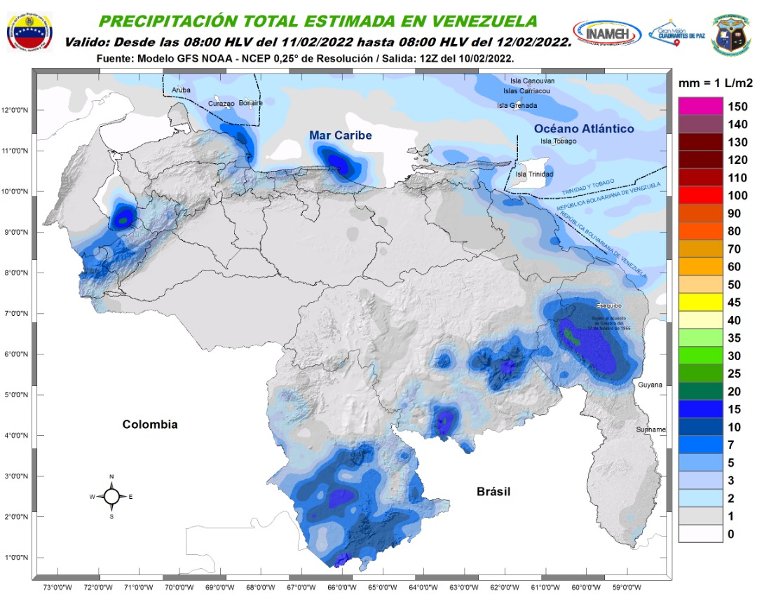 Inameh prevé baja probabilidad de lluvias para este #11Feb