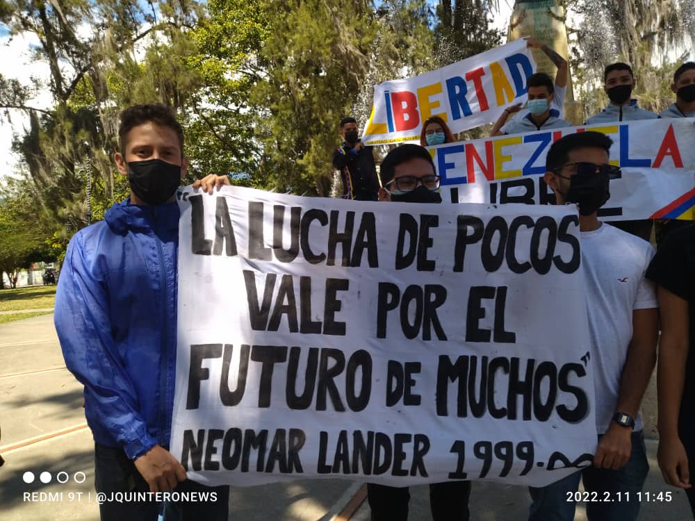 Jóvenes merideños alzaron su voz contra la impunidad este #11Feb (FOTOS)