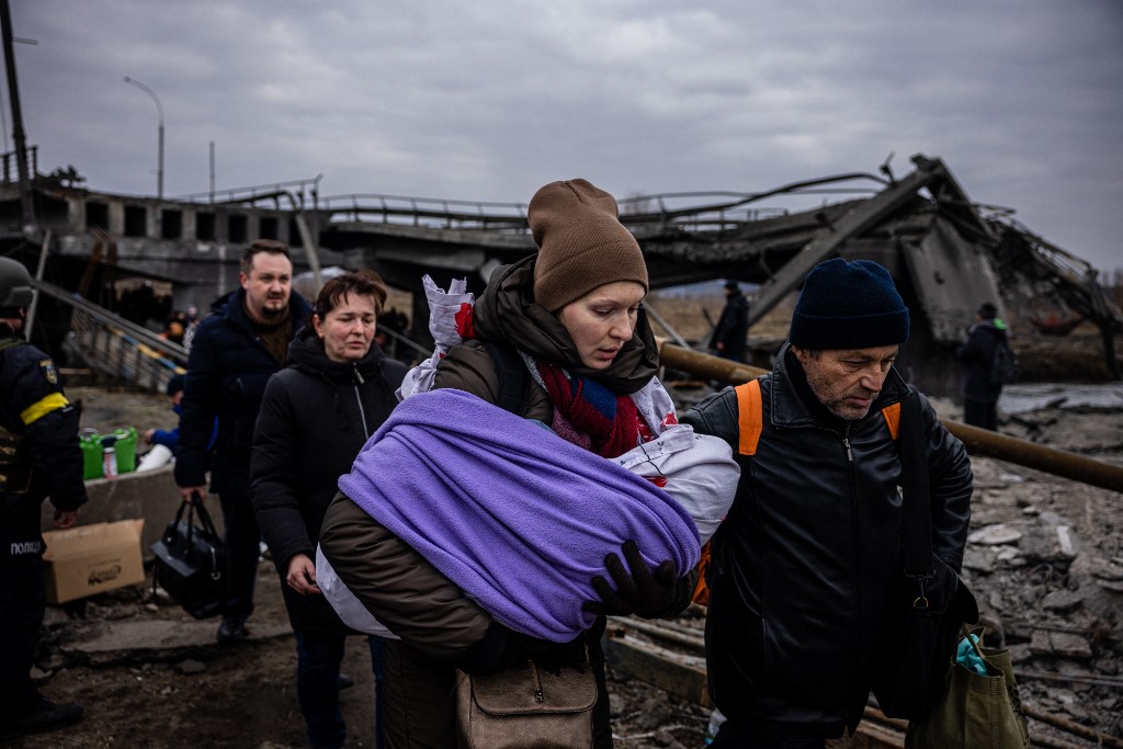 La ONU se prepara para ayudar a cuatro millones de refugiados de Ucrania