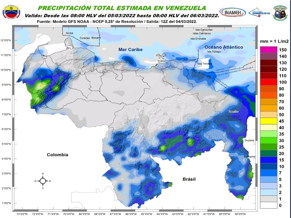 Fuertes marejadas y descargas eléctricas: el pronóstico de Inameh para este #5Mar