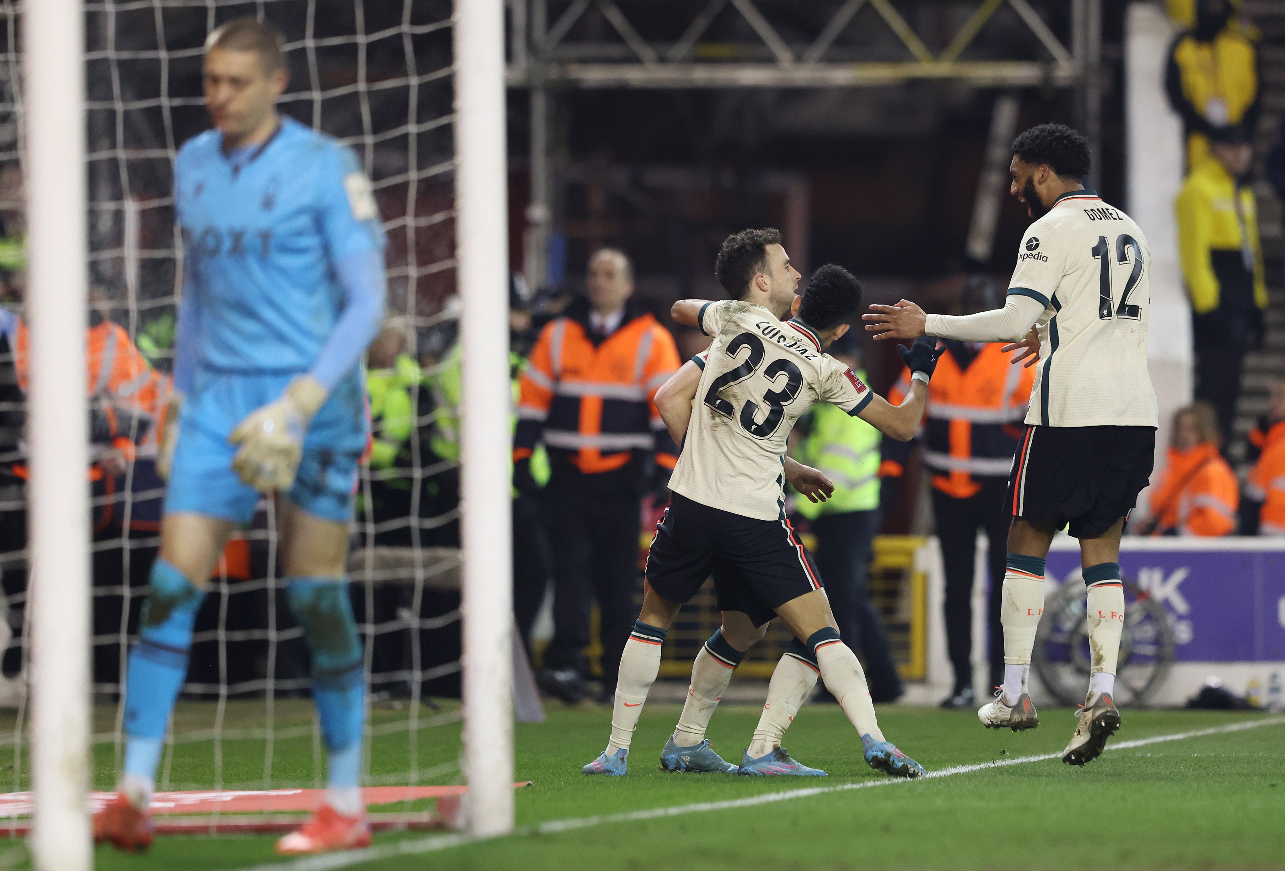 Diogo Jota llevó al Liverpool a semifinales de la Copa de Inglaterra