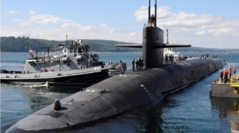 Dos marineros heridos en un accidente a bordo de un submarino nuclear de EEUU