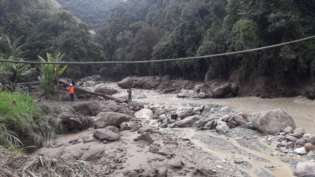 Lluvias causaron estragos en vías, casas, y puentes de Mérida (Fotos)