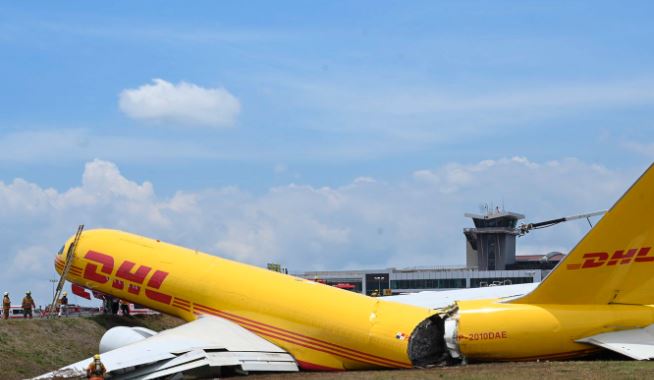 Revelador AUDIO del piloto del avión de DHL que se partió en dos en Costa Rica