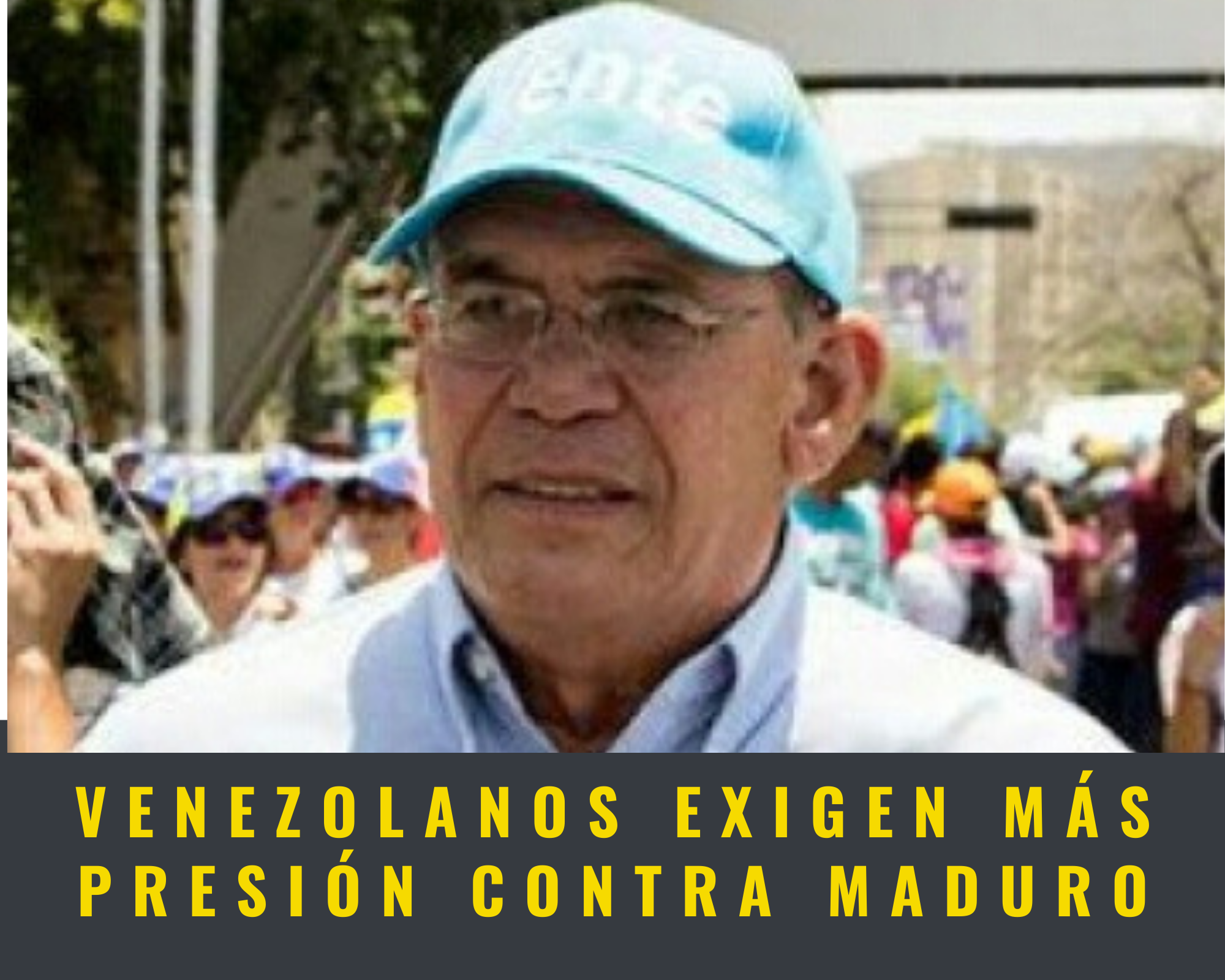 Omar González: Venezolanos exigen más presión contra Maduro