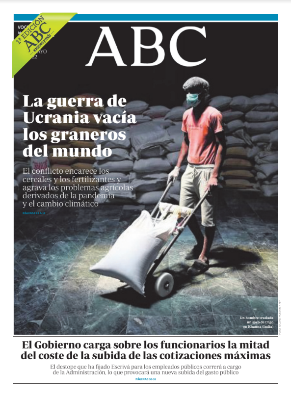 Portadas de la prensa internacional de este lunes 23 de mayo de 2022