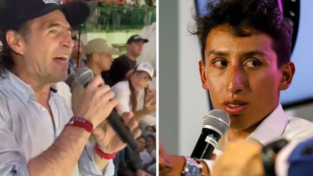 El campeón del Tour de Francia Egan Bernal anuncia su voto por Federico Gutiérrez